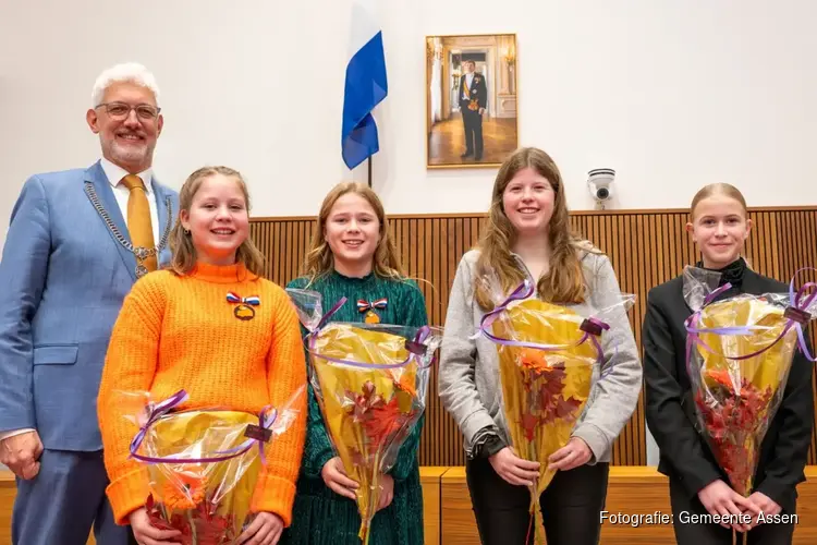 Eerste jeugdlintjes uitgereikt in Assen!