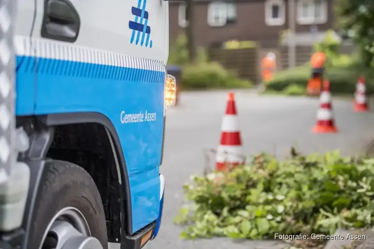 De gemeente haalt uw kerstboom op!