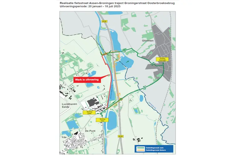 Start werkzaamheden doorfietsroute Hooidijk